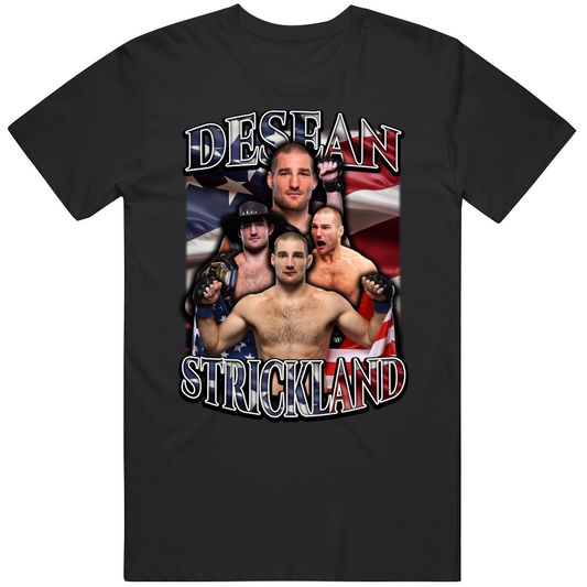 T-shirt with Sean Strickland UFC parody meme design