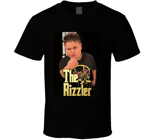 T-shirt with Rizzler Godfather parody meme design