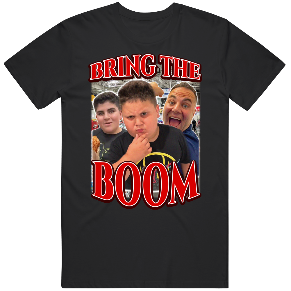 T-shirt with Costco Guys bring the boom meme design