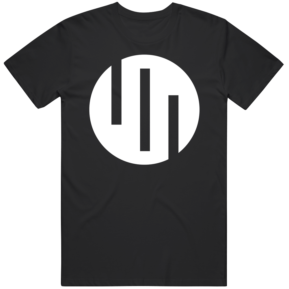 T-shirt with Viltrum Empire white logo parody design