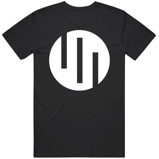 T-shirt with Viltrum Empire white logo parody design