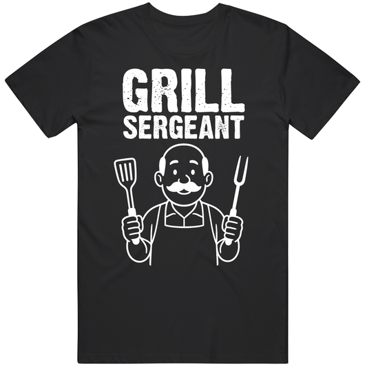 T-shirt with grill sergeant funny Fathers Day dad design