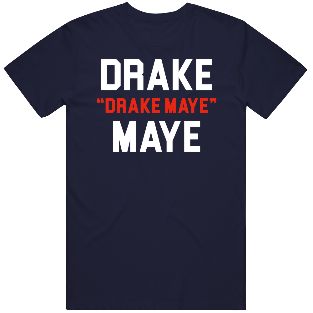 T-shirt with Drake Drake Maye Maye football quarterback funny meme design