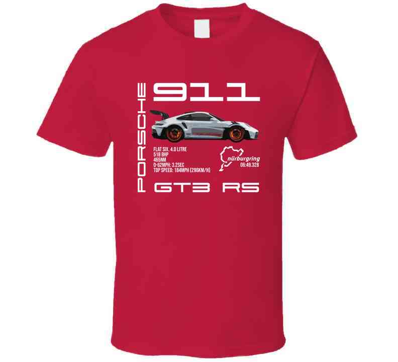 911 GT3 RS Sports Car Racing Fan T-Shirt
