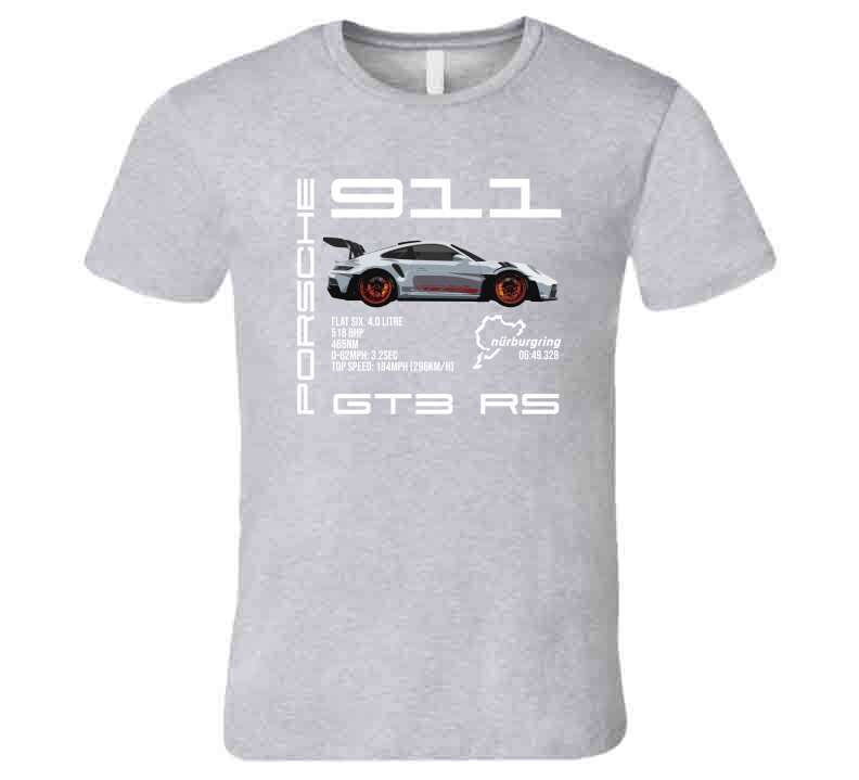 911 GT3 RS Sports Car Racing Fan T-Shirt