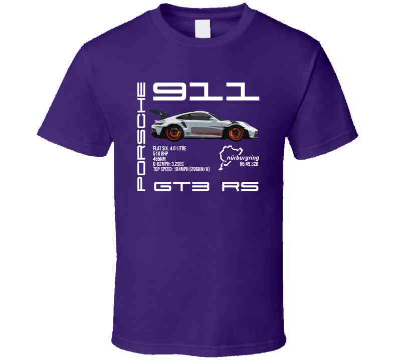 911 GT3 RS Sports Car Racing Fan T-Shirt