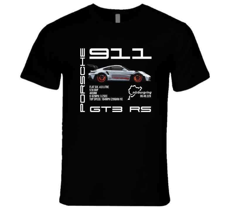 911 GT3 RS Sports Car Racing Fan T-Shirt