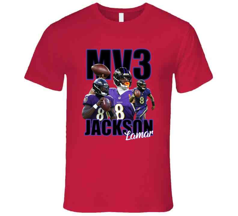 Lamar Jackson MV3 Football Fan T-Shirt