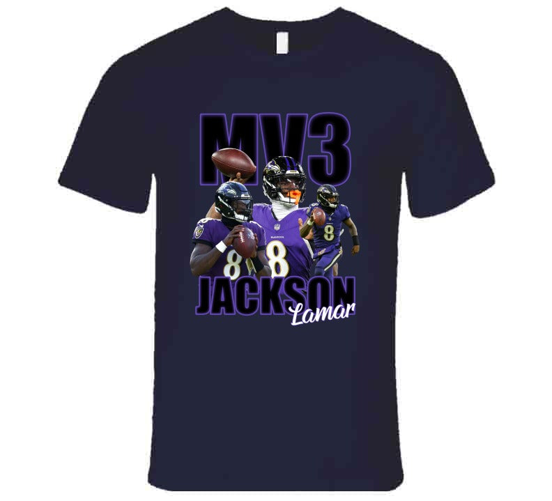 Lamar Jackson MV3 Football Fan T-Shirt