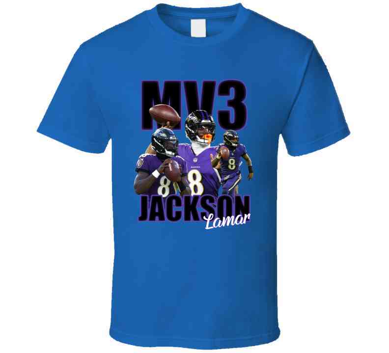 Lamar Jackson MV3 Football Fan T-Shirt