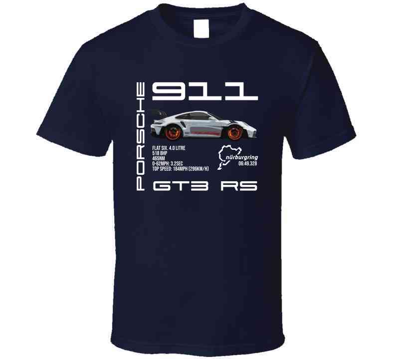 911 GT3 RS Sports Car Racing Fan T-Shirt
