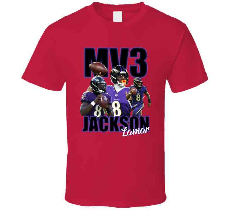 Lamar Jackson MV3 Football Fan T-Shirt