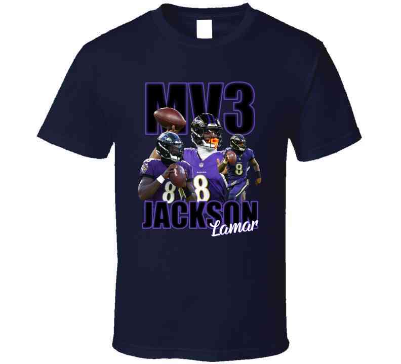 Lamar Jackson MV3 Football Fan T-Shirt
