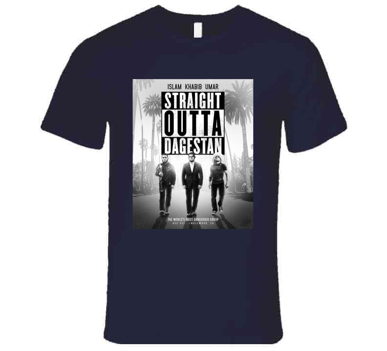 Straight Outta Dagestan MMA Fighter Fan T-Shirt