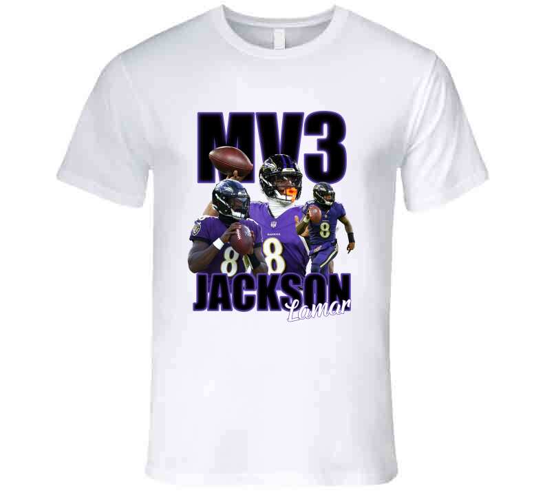 Lamar Jackson MV3 Football Fan T-Shirt