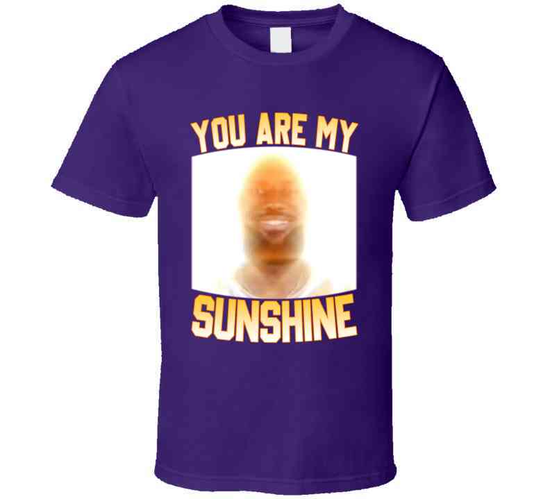 You Are My Sunshine LeBron Funny Basketball Meme T-Shirt