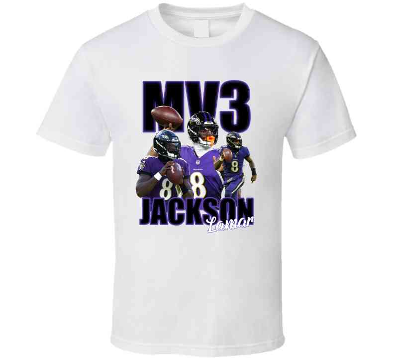Lamar Jackson MV3 Football Fan T-Shirt