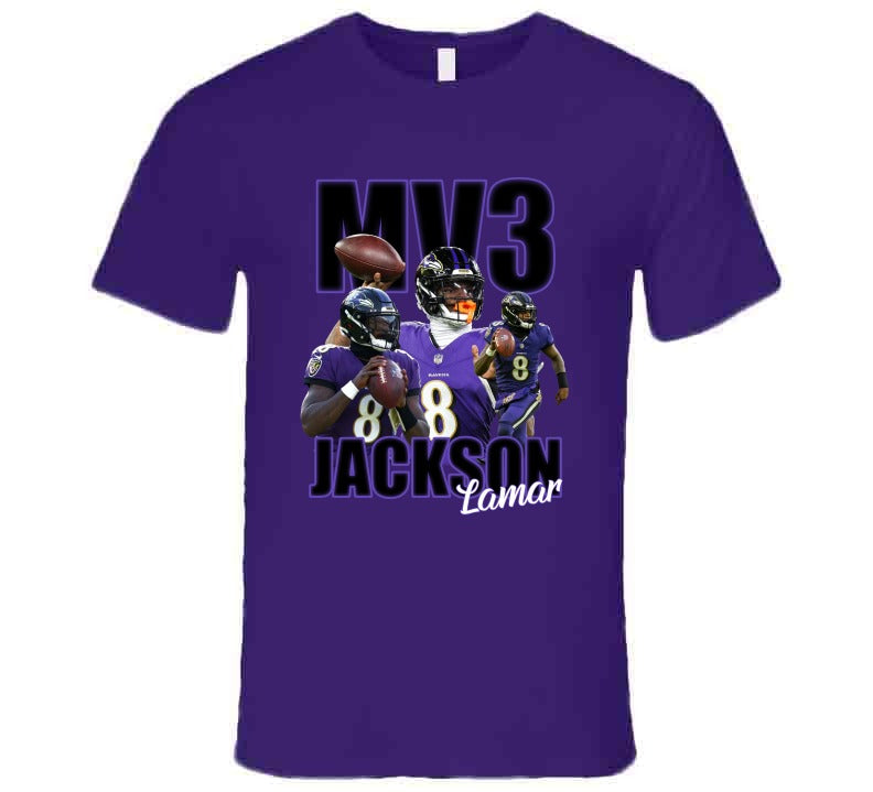Lamar Jackson MV3 Football Fan T-Shirt